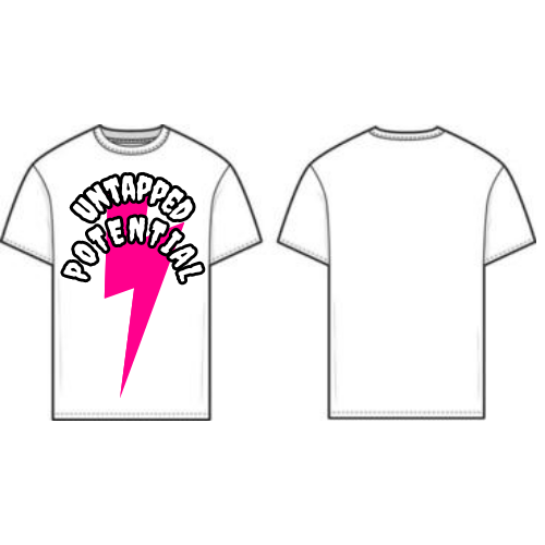 Untapped Potential™️ EXTRA CHARGED ⚡️ Tee (White)