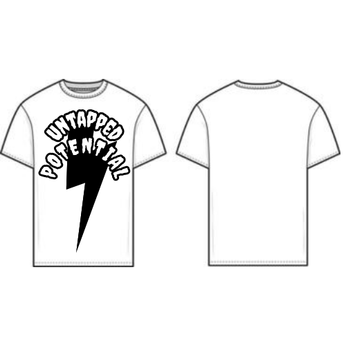 Untapped Potential™️ EXTRA CHARGED ⚡️ Tee (White)